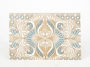 Rocaille (Blue) Passport Case