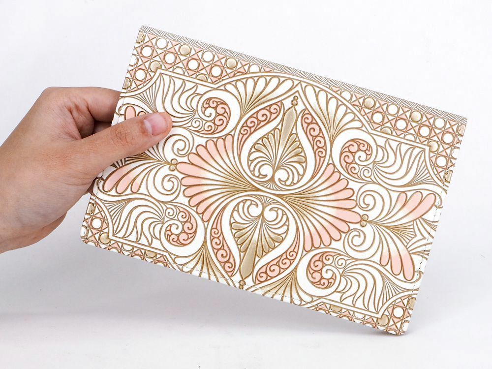 Rocaille (Pink) Passport Case