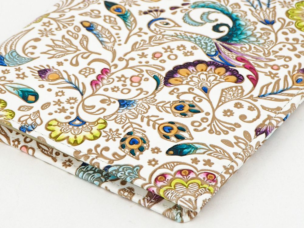 Peacock Passport Case