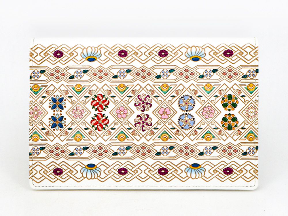 HANABISHI - Traditional Flower Patterns Passport Case