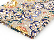 RANGIKU - Firework Chrysanthemums (Blue&Yellow) Passport Case