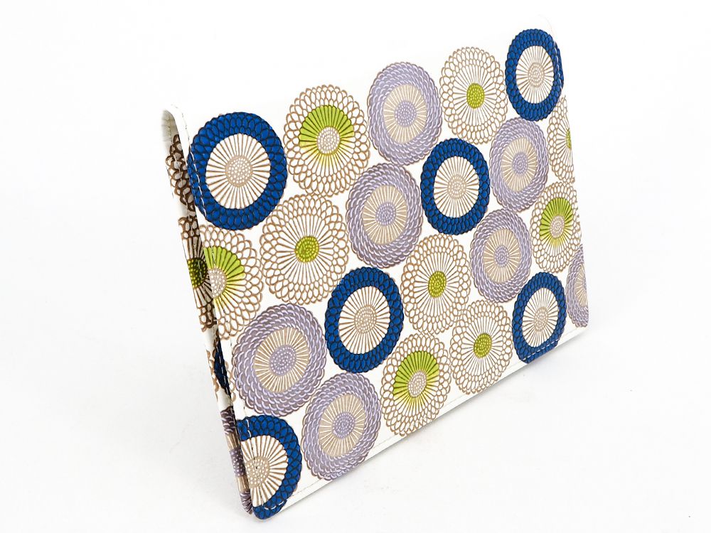 Umbrella Chrysanthemums (Shimmering Blue) Passport Case