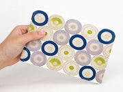 Umbrella Chrysanthemums (Shimmering Blue) Passport Case