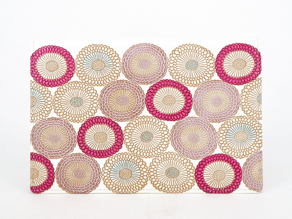 Umbrella Chrysanthemums (Peach Blossom) Passport Case