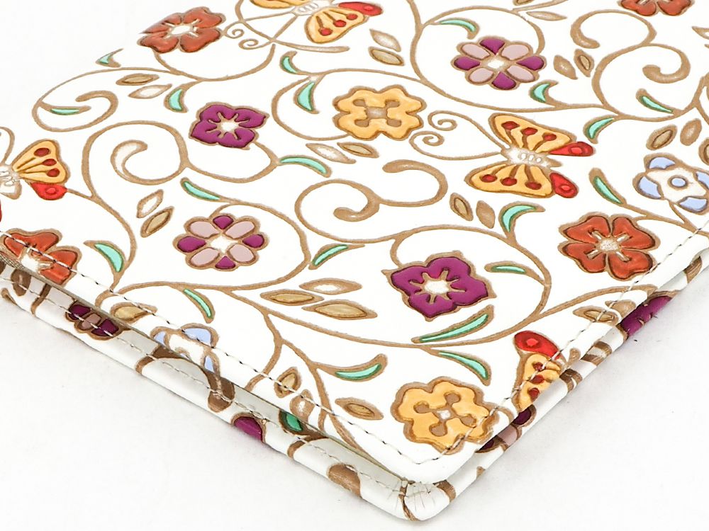 KINKARAOOBANA - Golden Flowers and Butterflies Passport Case