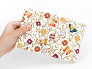 KINKARAOOBANA - Golden Flowers and Butterflies Passport Case
