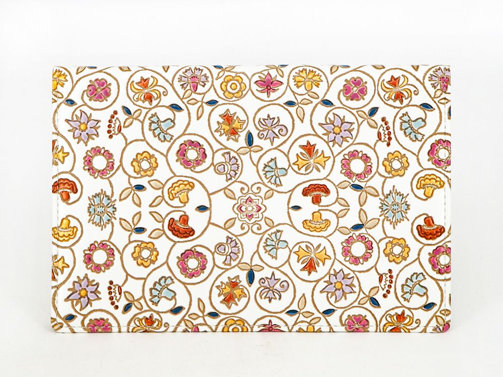 KINKARAKOBANA - Small Golden Flowers Passport Case