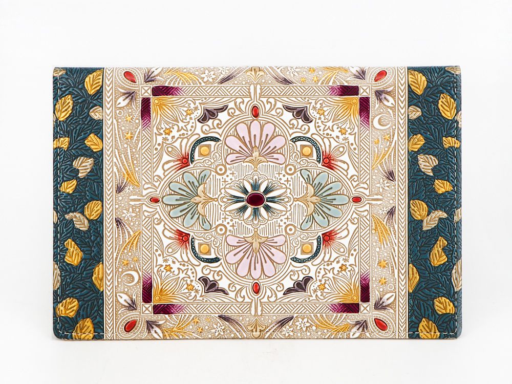 Golden Tapestry Passport Case
