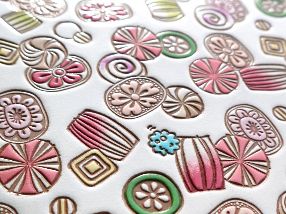 AME - Japanese Candy (Pink - Limited Ed.) Square GAMAGUCHI Clasp Purse