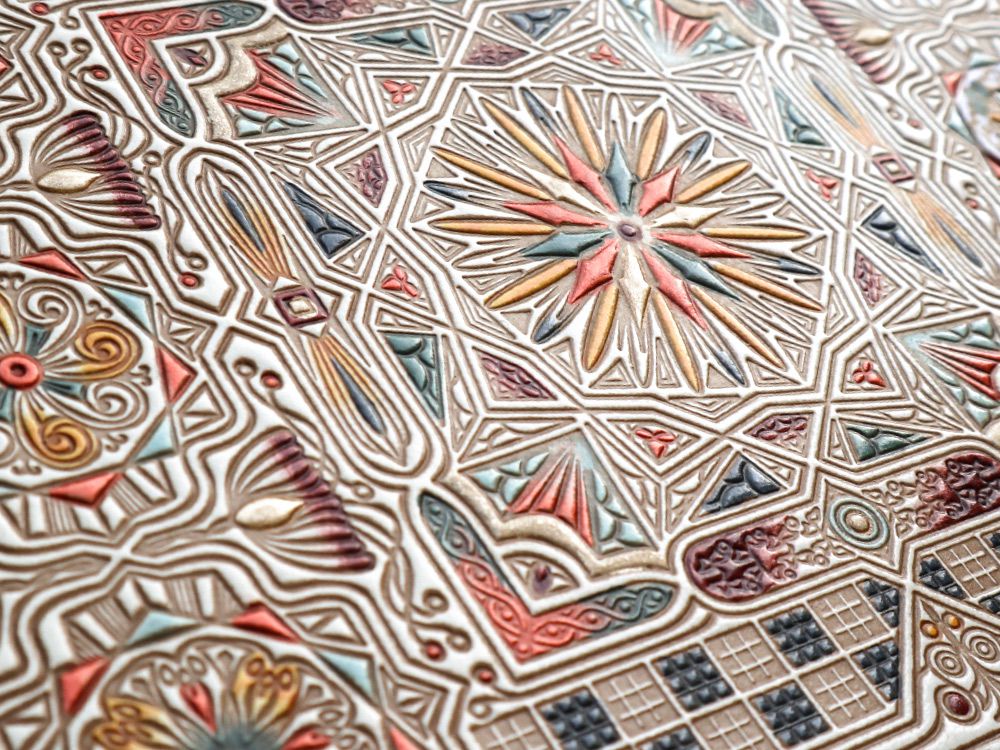 Carreau (Bronze) Zippered Long Wallet