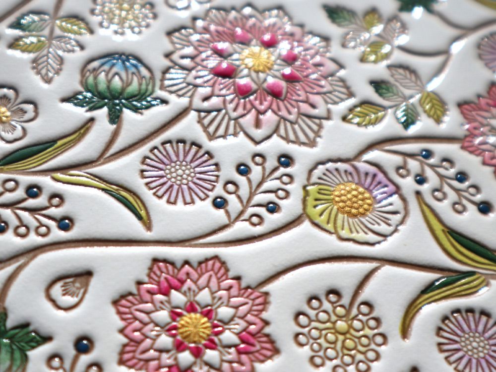 Dahlia (Berry Pink) Hand Mirror