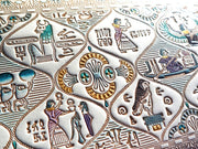 Egyptian Design (#1) Square Coin Purse
