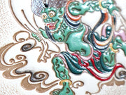 FUJIN RAIJIN - Gods of Wind and Thunder Small GAMAGUCHI Trifold Wallet
