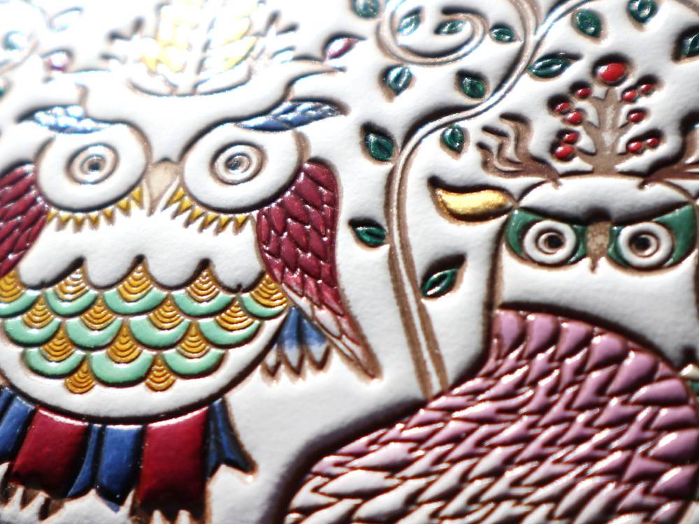 Owls Small GAMAGUCHI Trifold Wallet