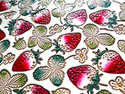 Strawberries L-shaped Long Wallet