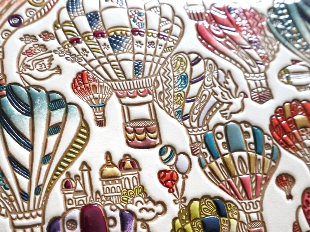 Air Balloons Eyeglasses Case