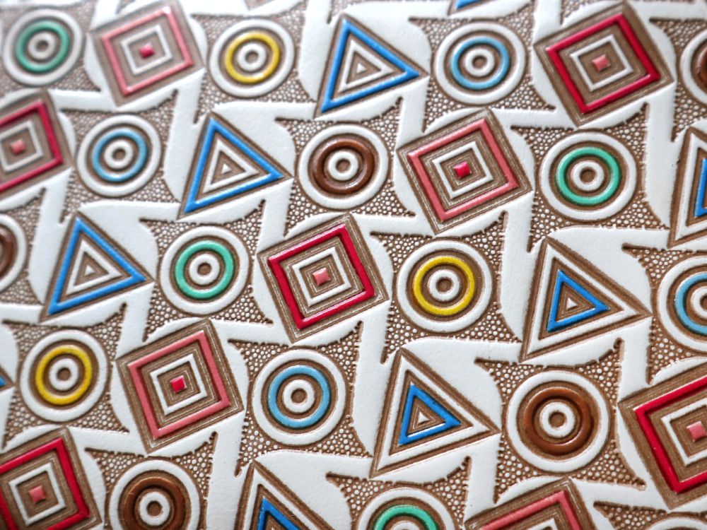 Circles, Triangles and Squares Hand Mirror