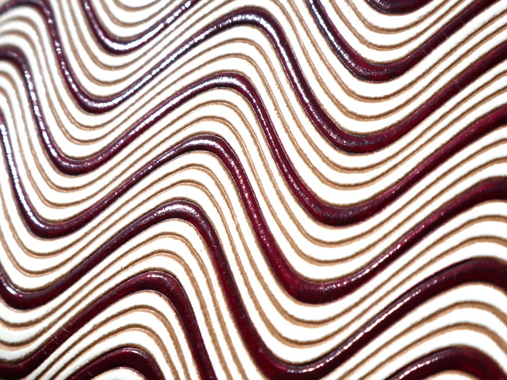 YOKONAMI Waves (Wine) Thin Card Case