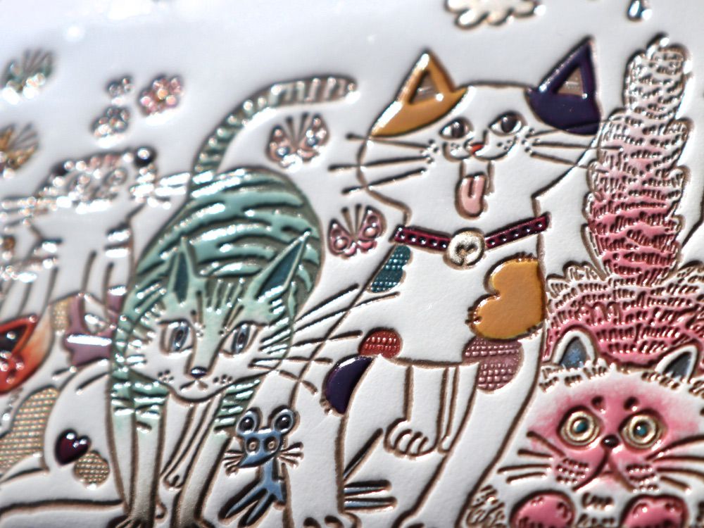 Cats Square Coin Purse