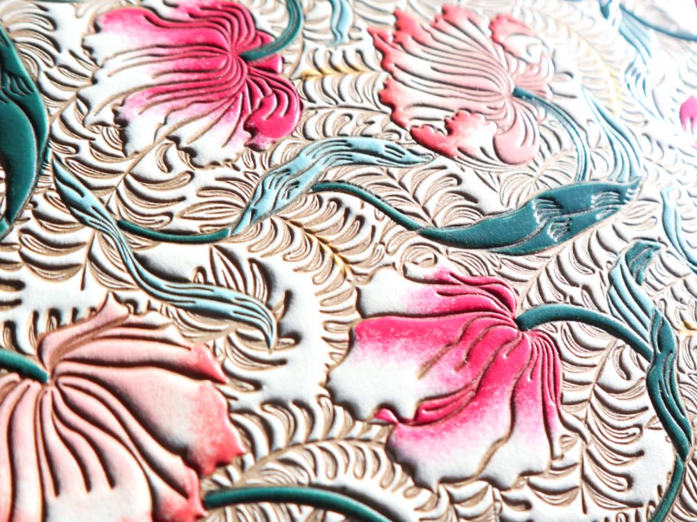 North Garden (Coral) Thin Card Case
