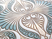 Rocaille (Blue) Hand Mirror