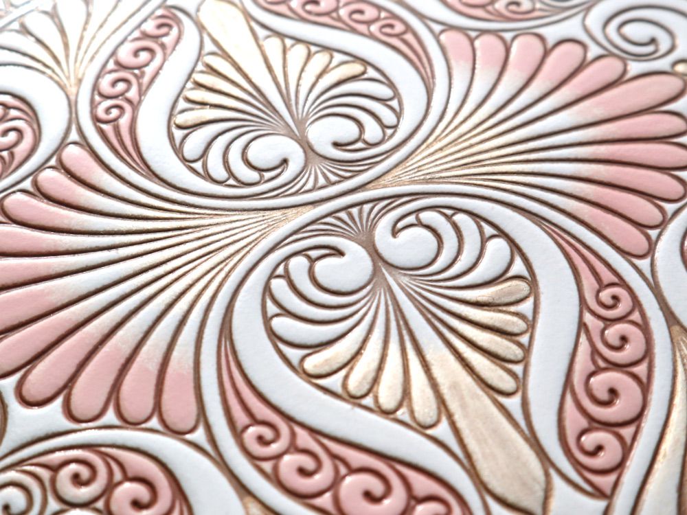 Rocaille (Pink) Business Card Case