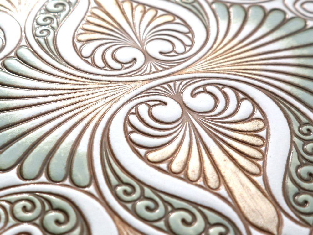 Rocaille (Khaki) Hand Mirror