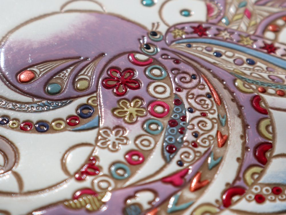 Miss Octopus Zippered Long Wallet