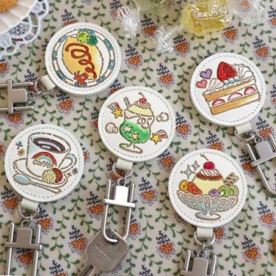 【BUNKOYA-OOZEKI’s 97th Anniversary Patterns】Retro Café Key Ring Series
