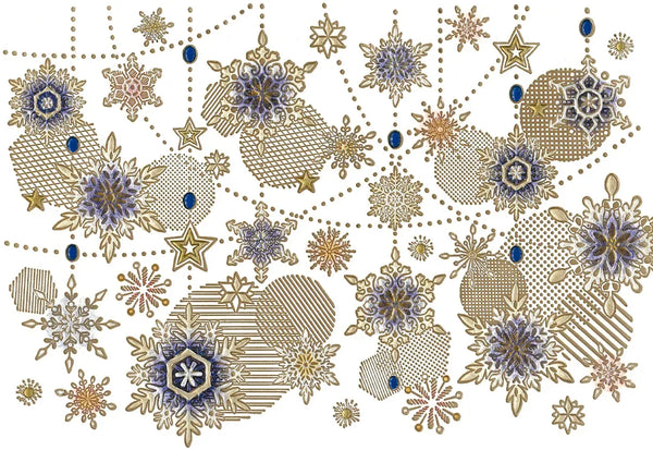 Snow Ornaments (Blue)