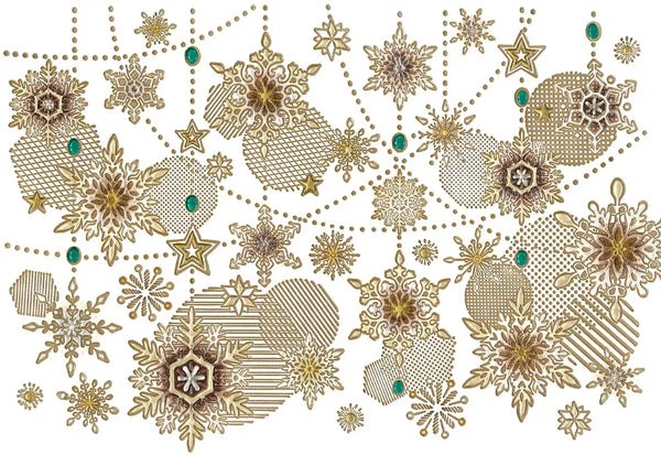 Snow Ornaments (Brown)