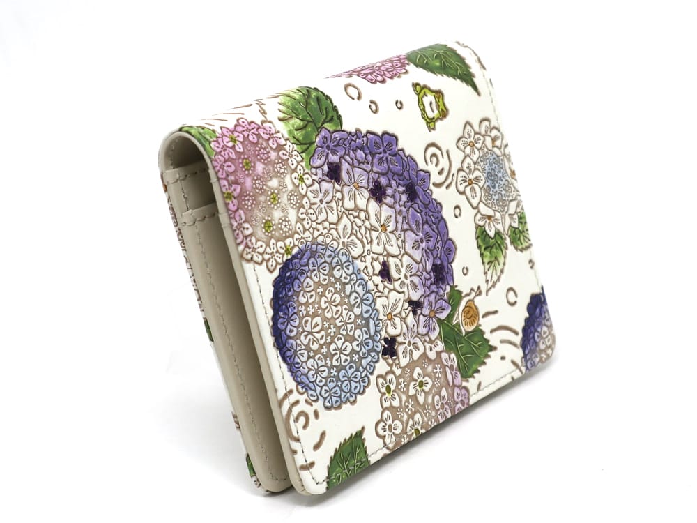Hydrangeas Slim Billfold Wallet