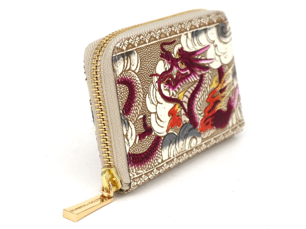 Dragon (Wine) Zippered Coin Purse