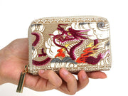 Dragon (Wine) Zippered Coin Purse