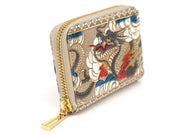 Dragon (Gray) Zippered Coin Purse