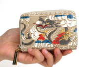 Dragon (Gray) Zippered Coin Purse