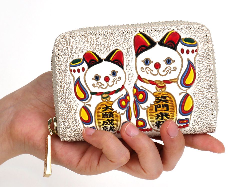 MANEKINEKO - Lucky Cat Zippered Coin Purse