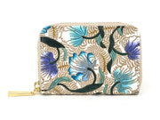 North Garden (Turquoise) Zippered Coin Purse