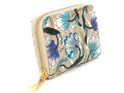 North Garden (Turquoise) Zippered Coin Purse