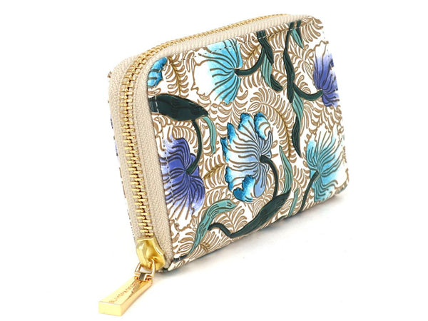 North Garden (Turquoise) Zippered Coin Purse