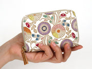 SARASAGIKU - Chrysanthemum Zippered Coin Purse