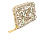 Rocaille (Khaki) Zippered Coin Purse