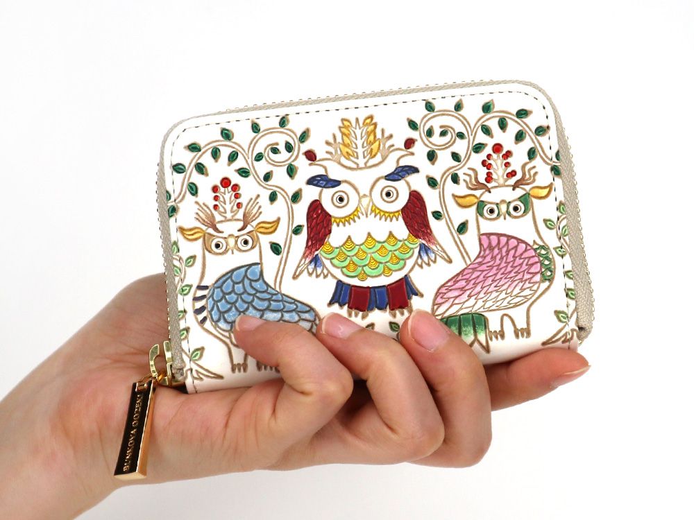 Owls Zippered Coin Purse