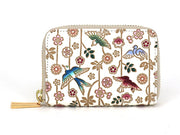 Birds and Cherry Blossoms Zippered Coin Purse