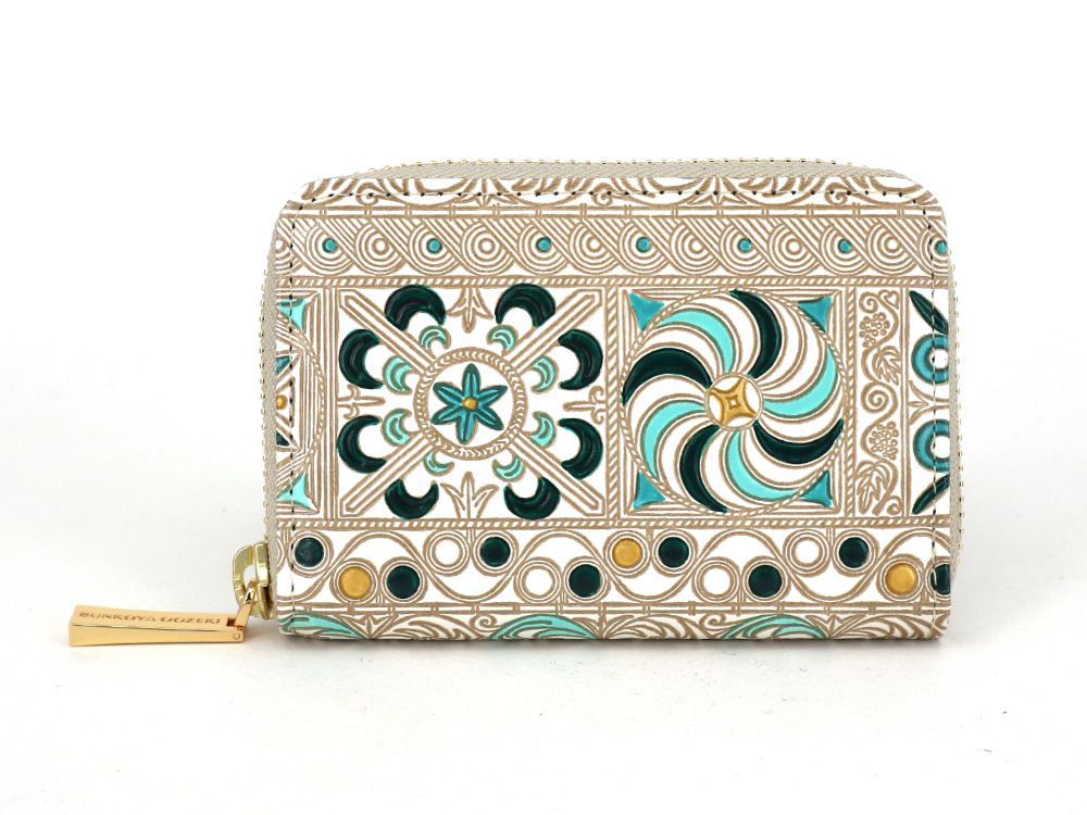 KINSHA - Persia Tiles (Green) Zippered Coin Purse