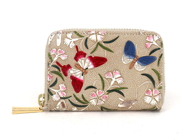 Dianthus Flowers Zippered Coin Purse