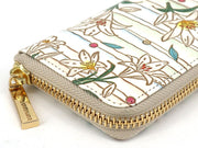 White Lilies Zippered Coin Purse