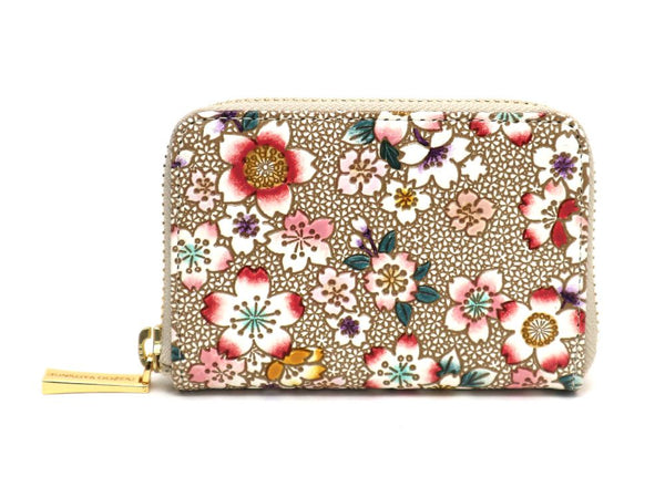 Colorful Cherry Blossoms Zippered Coin Purse