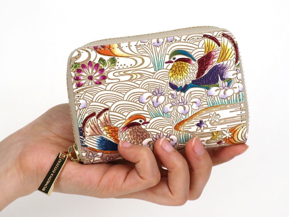 OSHIDORI - Mandarin Ducks Zippered Coin Purse