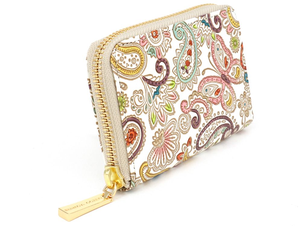 Paisley Zippered Coin Purse